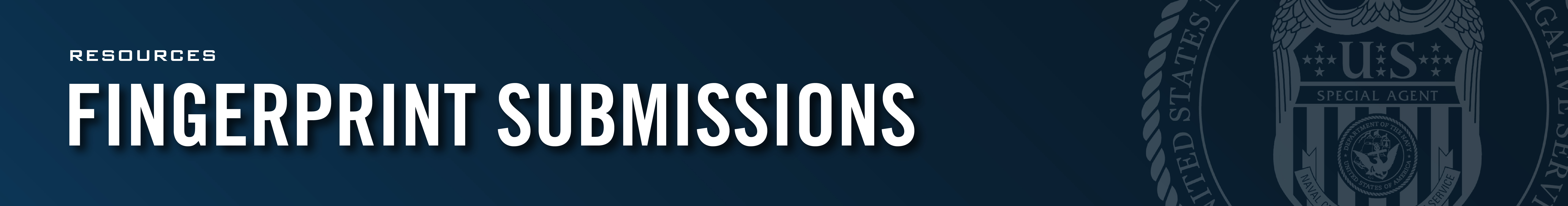 Fingerprint Submissions Fingerprint Submissions